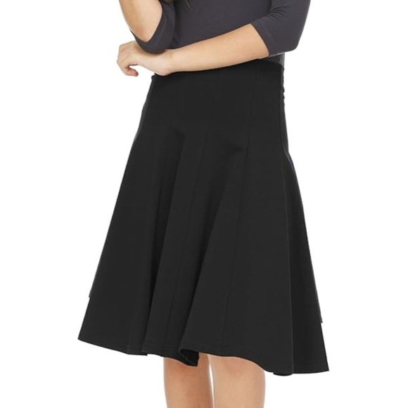 H&M Black Midi A-Line Skirt for Cocktail - Picture 2 of 10